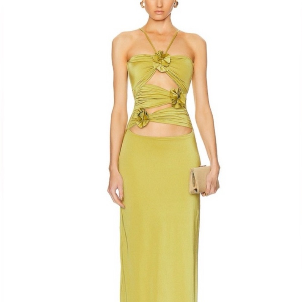 Mattel Coronel Veranera Dress, cutout pascolo green